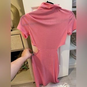 Edikted pink cut out cover up